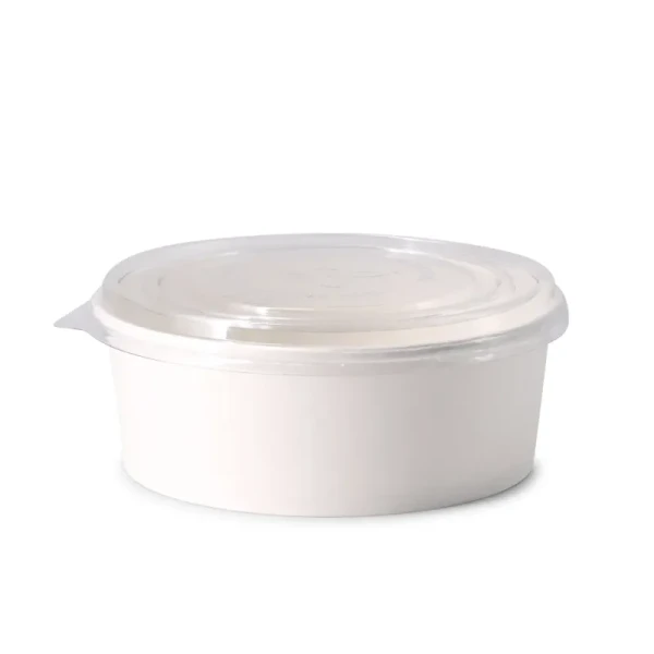 Posuda kartonska za salatu 750ml - bela