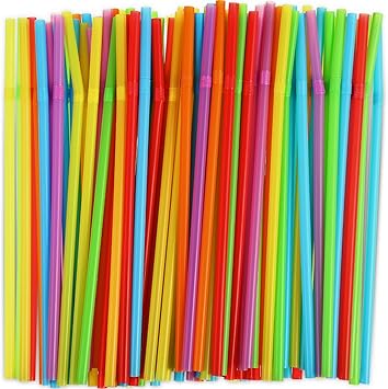 Slamčice za sok zglobne / plastične
