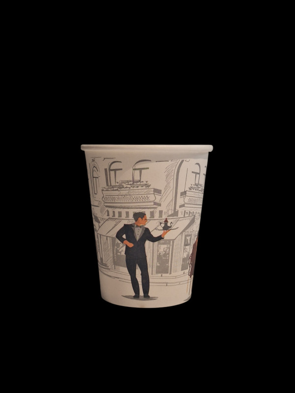 Papirna čaša 6,5 oz / 180ml sa univerzalnom štampom